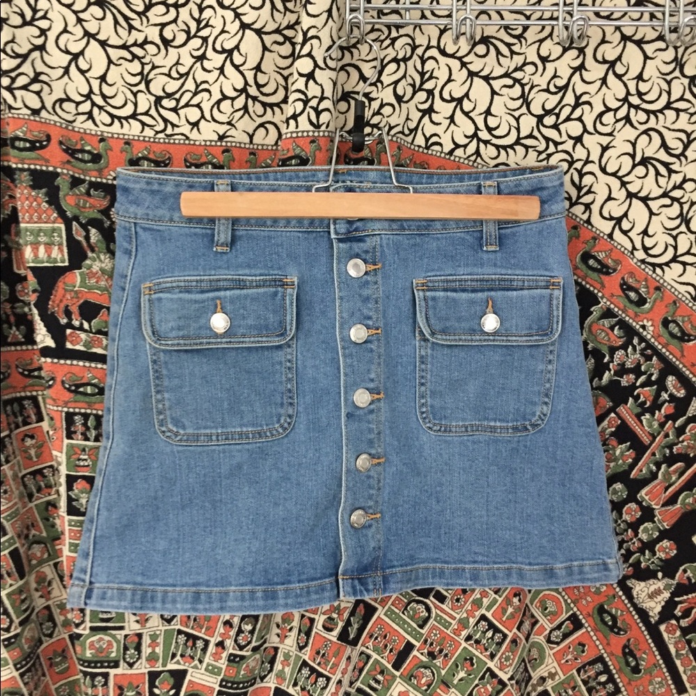 jean skirt